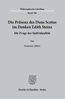 Francesco Alfieri: Die Präsenz des Duns Scotus im Denken Edith Steins, Buch