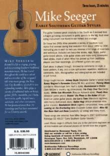 Mike Seeger - Early Southern Guitar Styles, 2 DVDs
