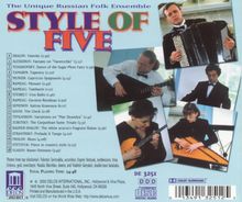 Style of Five - Russische Kammermusik, CD