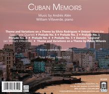 Andres Alen (geb. 1950): Klavierwerke "Cuban Memoirs", CD