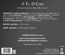 Stephen Costello  - A Te, O Cara, CD