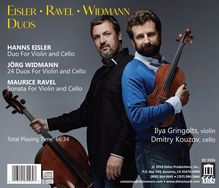 Ilya Gringolts -  Eisler / Ravel / Widmann - Duos, CD