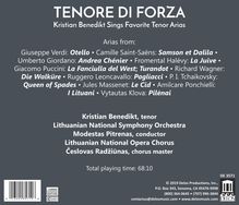 Kristian Benedikt - Tenore di forza, CD