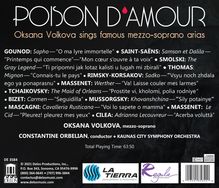 Oksana Volkova - Poison d'Amour, CD
