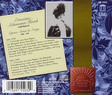Ernestine Schumann-Heink singt Arien &amp; Lieder, 2 CDs