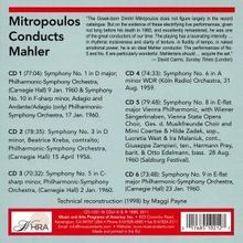 Gustav Mahler (1860-1911): Symphonien Nr.1,3,5,6,8-10, 6 CDs