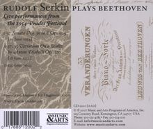 Rudolf Serkin plays Beethoven, CD