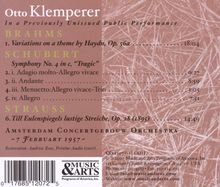 Otto Klemperer - Previously Unissued Public Performance, CD