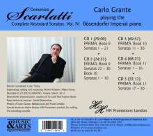 Domenico Scarlatti (1685-1757): Klaviersonaten Vol.4, 5 CDs