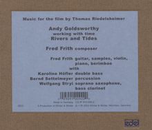 Fred Frith (geb. 1949): Rivers And Tides, CD