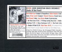 Herb Robertson (geb. 1951): Shades Of Bud Powell, CD