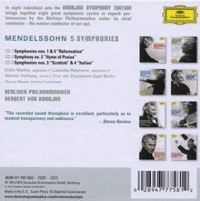 Felix Mendelssohn Bartholdy (1809-1847): Symphonien Nr.1-5, 3 CDs