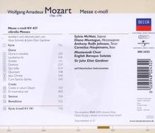 Wolfgang Amadeus Mozart (1756-1791): Messe KV 427 c-moll "Große Messe", CD