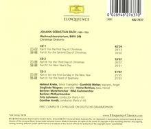 Johann Sebastian Bach (1685-1750): Weihnachtsoratorium BWV 248, 3 CDs