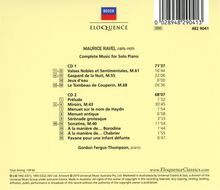 Maurice Ravel (1875-1937): Klavierwerke (Gesamtaufnahme), 2 CDs