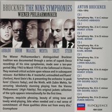 Anton Bruckner (1824-1896): Symphonien Nr.1-9, 9 CDs