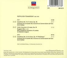 Peter Iljitsch Tschaikowsky (1840-1893): Symphonien Nr.4 &amp; 6, 2 CDs