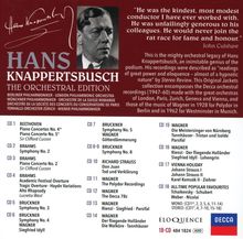 Hans Knappertsbusch - The Orchestral Edition (Decca / Polydor / Westminster), 18 CDs