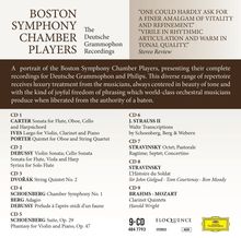 "BOSTON SYMPHONY CHAMBER PLAYERS The Deutsche Grammophon Recordings." 9 CDs mit klassischer Musik.