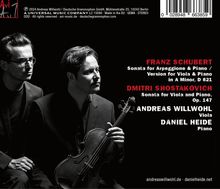 Franz Schubert (1797-1828): Arpeggione-Sonate D.821 für Viola &amp; Klavier, CD