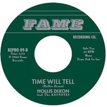 Hollis Dixon: Go Away With Me/Time Will Tell, Single 7"