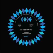 Texte: "Side Two 45 RPM MONO", "DID SHE DO IT TO YOU", "RAY GANT & UNKNOWN FEMALE SINGER", "CITY 113-B". Logo mit blauen Rauten.