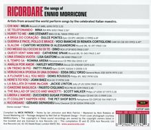 Filmmusik: Ricordare - The Songs Of Ennio Morricone, CD