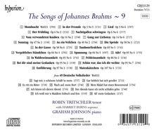 Johannes Brahms (1833-1897): Sämtliche Lieder Vol.9, CD