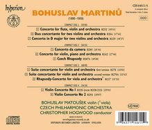 Bohuslav Martinu (1890-1959): Sämtliche Werke für Violine &amp; Orchester, 4 CDs