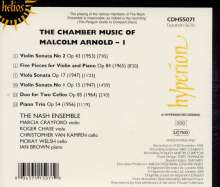 Malcolm Arnold (1921-2006): Kammermusik Vol.1, CD
