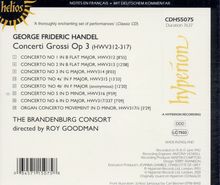 Georg Friedrich Händel (1685-1759): Concerti grossi op.3 Nr.1-6, CD