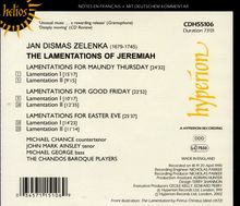 Jan Dismas Zelenka (1679-1745): Lamentationes Jeremiae, CD