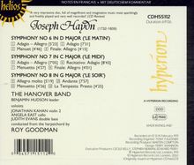 Joseph Haydn (1732-1809): Symphonien Nr.6-8 "Die Tageszeiten", CD