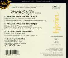 Joseph Haydn (1732-1809): Symphonien Nr.76-78, CD