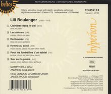 Lili Boulanger (1893-1918): Clairieres dans le Ciel, CD