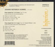 Johann Nepomuk Hummel (1778-1837): Septett op.114 "Militär-Septett", CD