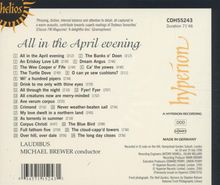 All in the April Evening - Englische Chorlieder, CD