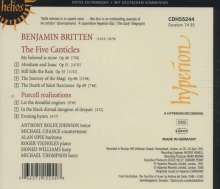 Benjamin Britten (1913-1976): Canticles opp.40,51,55,86,89, CD