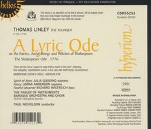 Thomas Linley (Der Jüngere) (1756-1778): Lyric Ode, CD