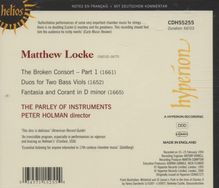 Matthew Locke (1622-1677): The Broken Consort (Part I), CD