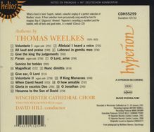 Thomas Weelkes (1575-1623): 15 Anthems, CD