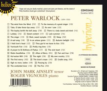 Peter Warlock (1894-1930): 34 Lieder, CD