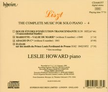 Franz Liszt (1811-1886): Sämtliche Klavierwerke Vol.4, CD