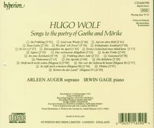Hugo Wolf (1860-1903): Lieder nach Mörike &amp; Goethe, CD