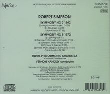 Robert Simpson (1921-1997): Symphonien Nr.3 &amp; 5, CD