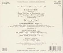 Jules Massenet (1842-1912): Klavierkonzert Es-Dur, CD