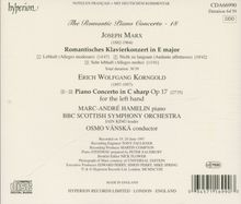 Joseph Marx (1882-1964): Klavierkonzert E-Dur "Romantisches", CD