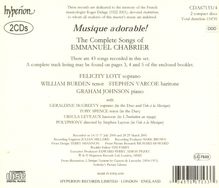 Emmanuel Chabrier (1841-1894): Sämtliche Lieder, 2 CDs
