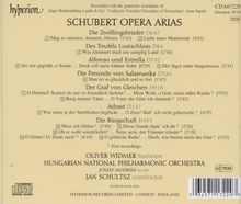 Oliver Widmer singt Schubert-Arien, CD