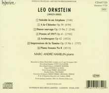 Leo Ornstein (1892-2002): Klavierwerke, CD